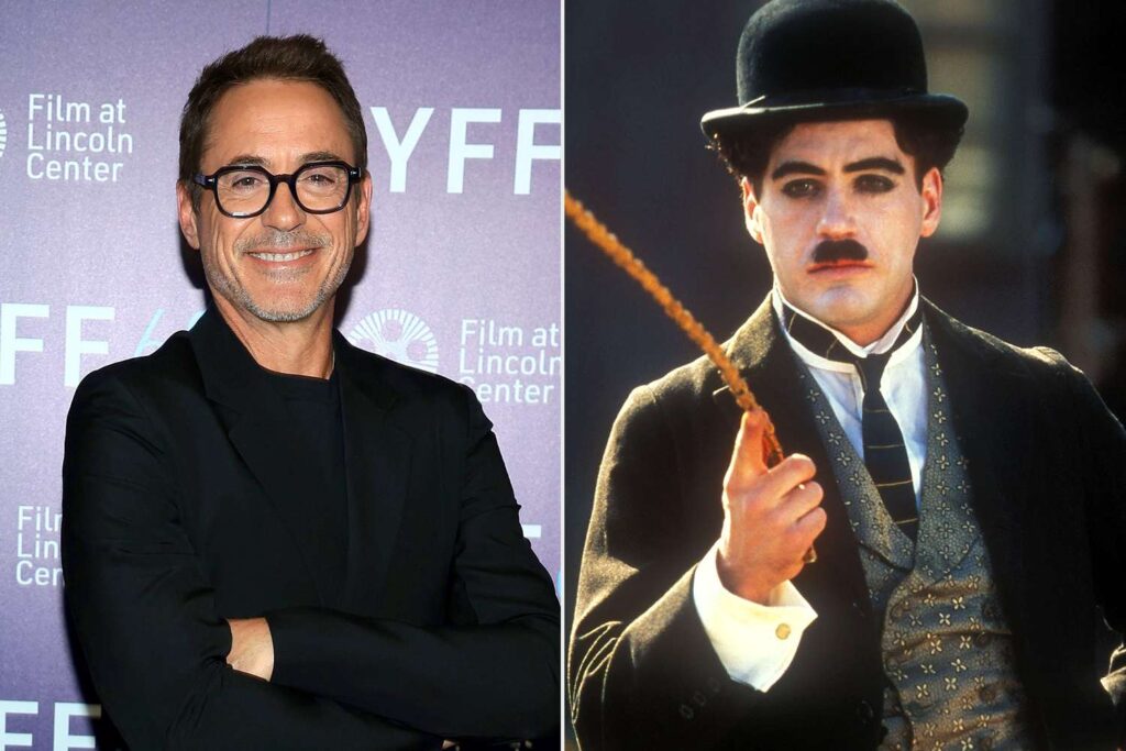 Robert Downey Jr as Chaplin